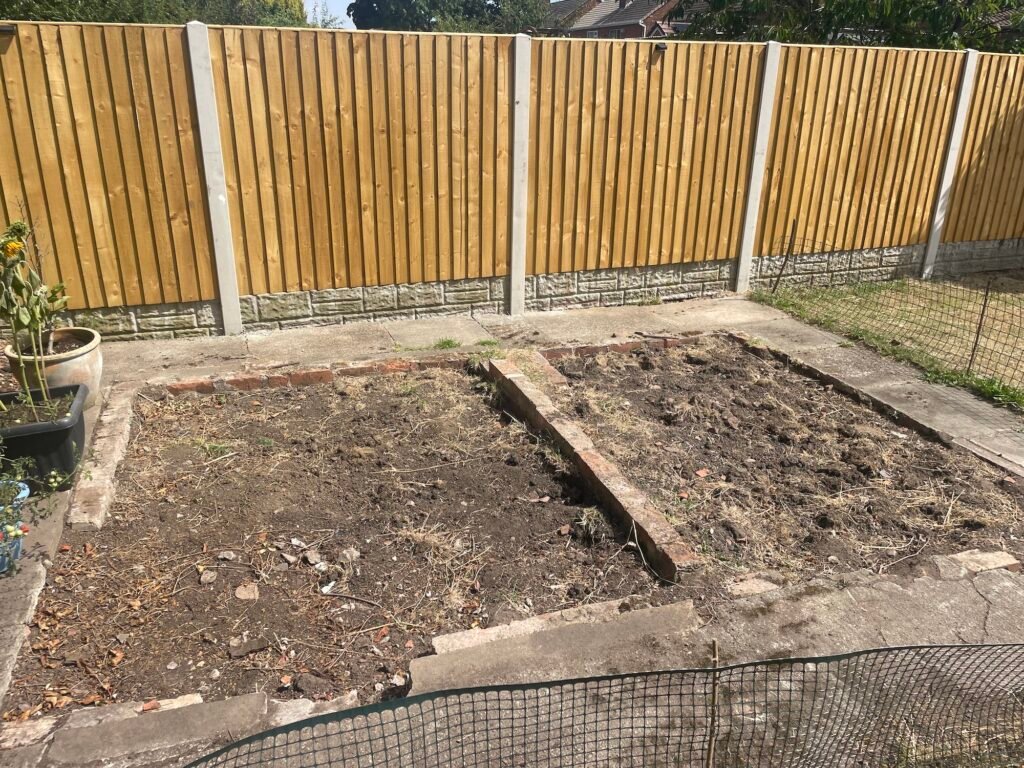 Recent Composite Decking Before Photo at Robs in Adaston Avenue, Eastham, Wirral
